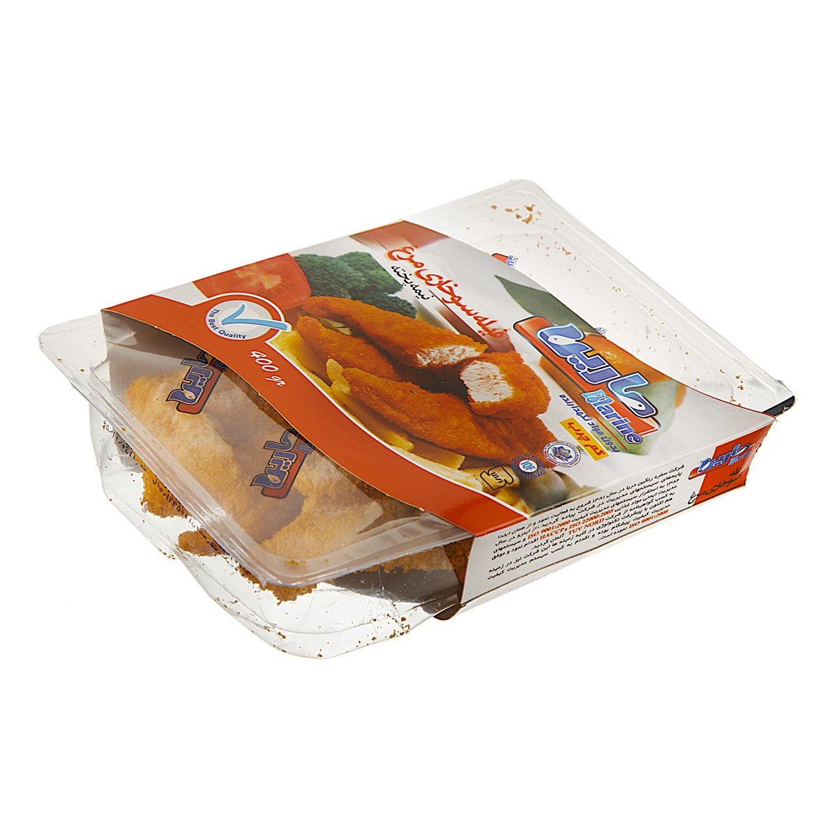 فیله سوخاری مرغ 400 گرمی مارین