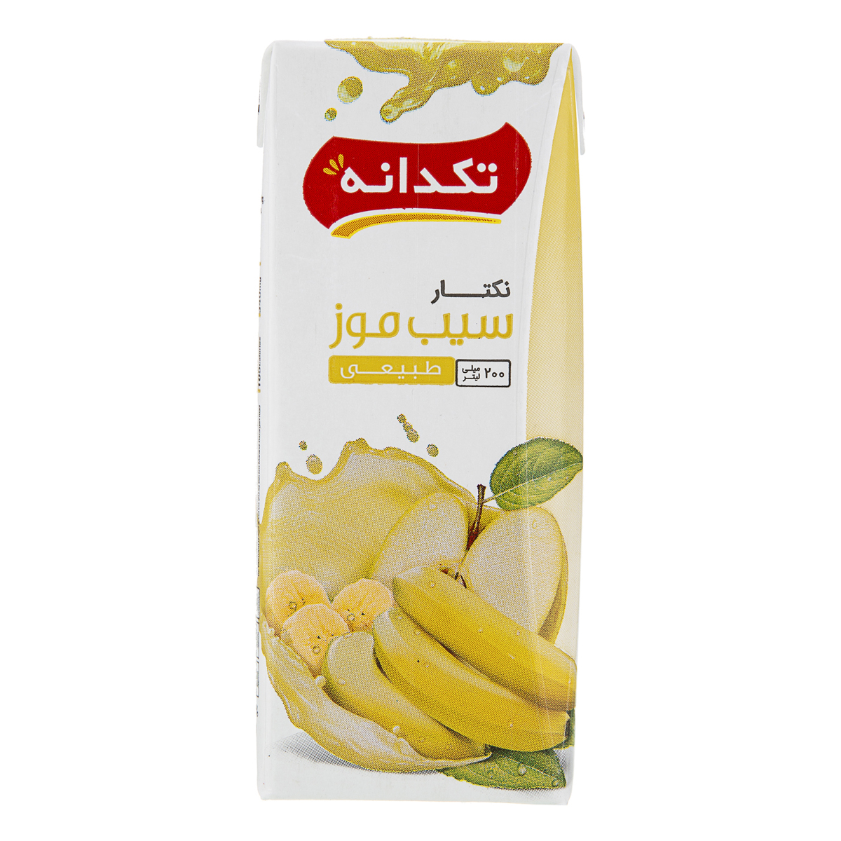 نکتار سیب و موز 200 میلی لیتری تکدانه