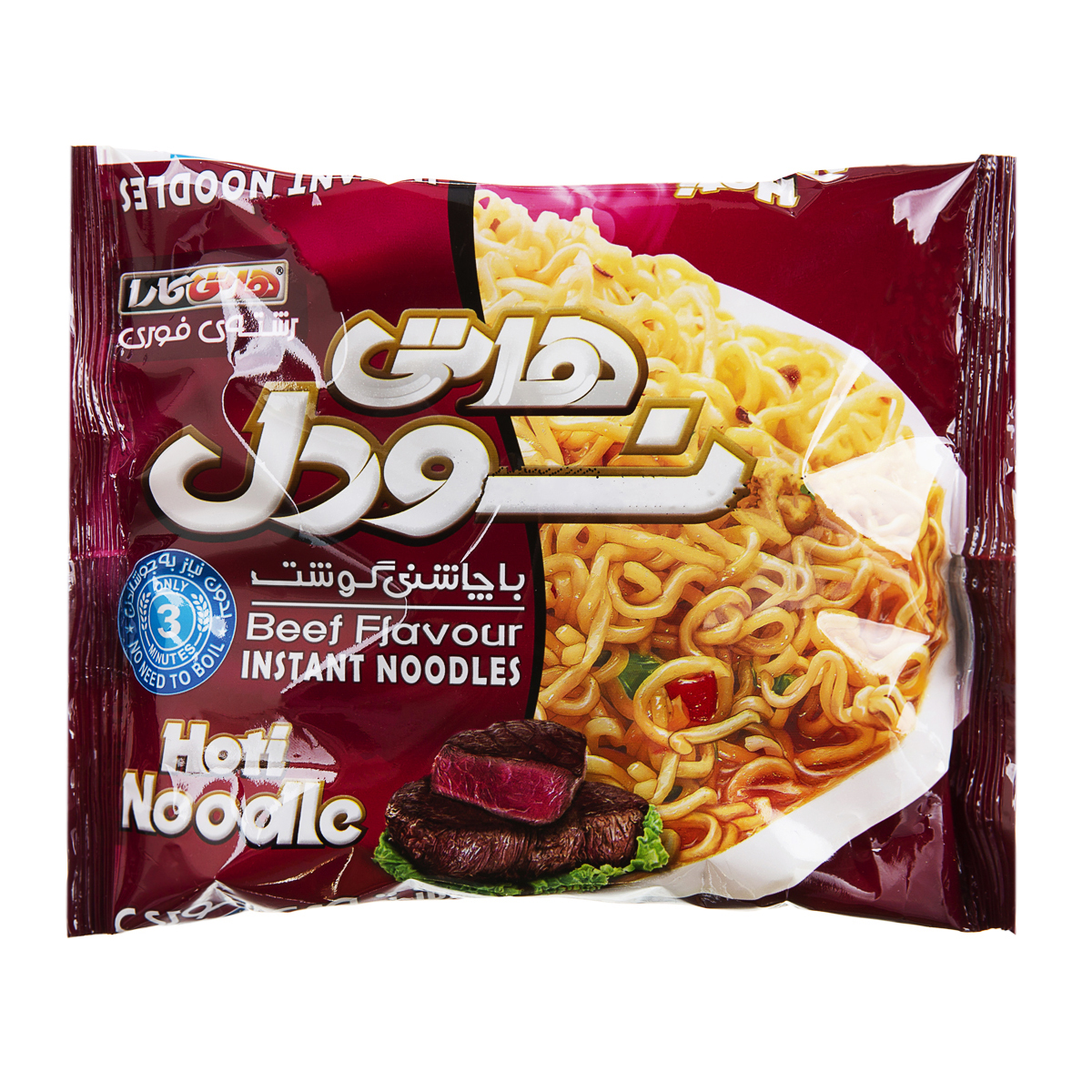 نودل با طعم گوشت 77 گرمی هاتی نودل