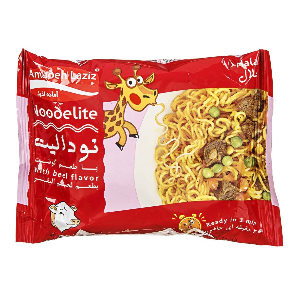 نودل گوشت مخصوص کودک 75 گرمی آماده لذیذ