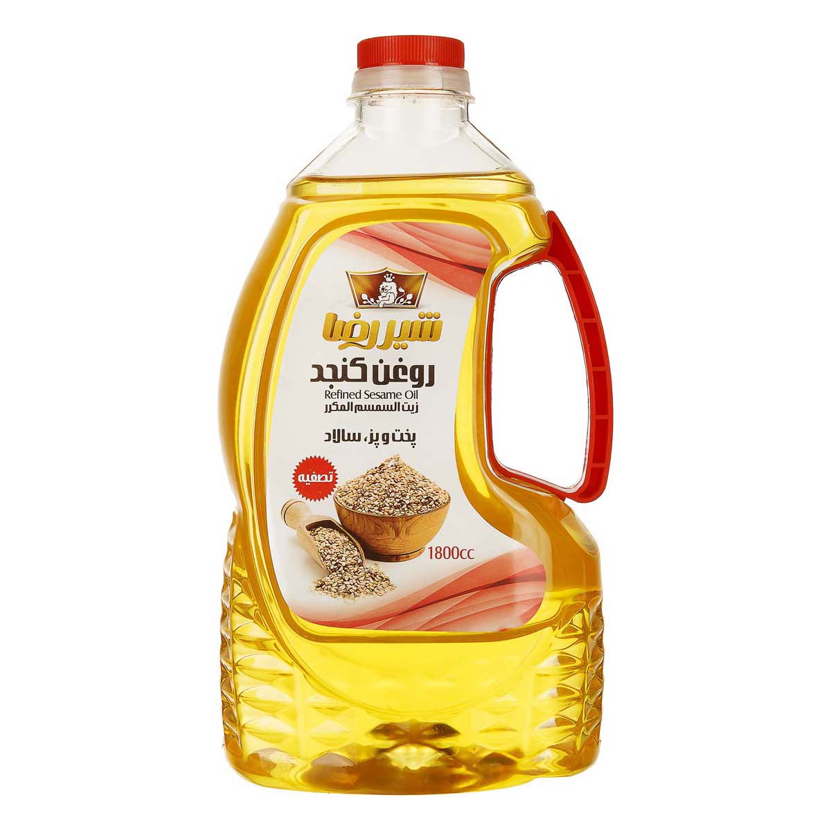 روغن کنجد تصفیه شده 1800 میلی لیتری شیررضا