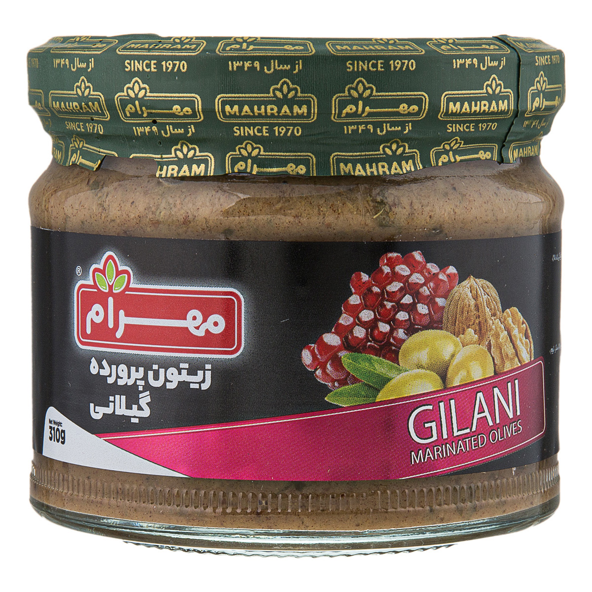 زیتون پرورده گیلانی 310 گرمی مهرام